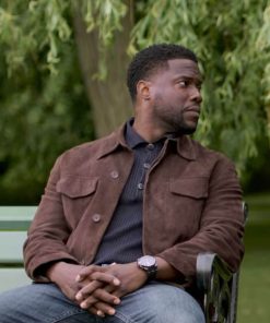 Kevin Hart Lift 2024 Suede Leather Jacket