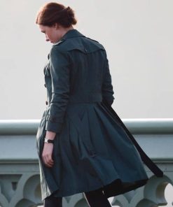 Rebecca Ferguson Green Coat