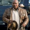 Ving Rhames Brown Leather Jacket