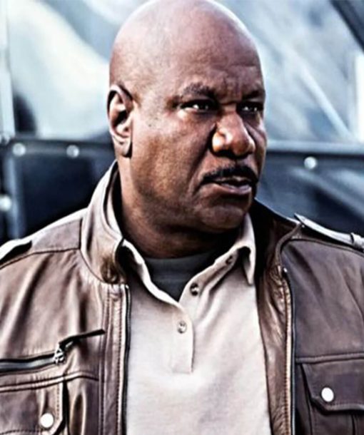 Ving Rhames Brown Leather Jacket