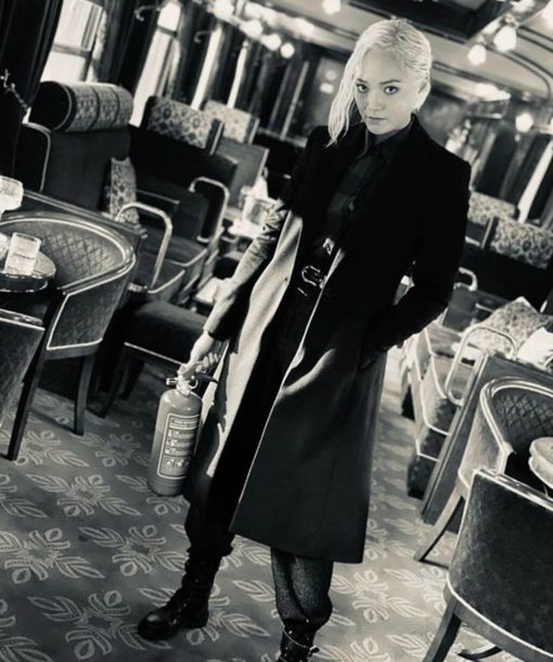 Pom Klementieff Black Coat