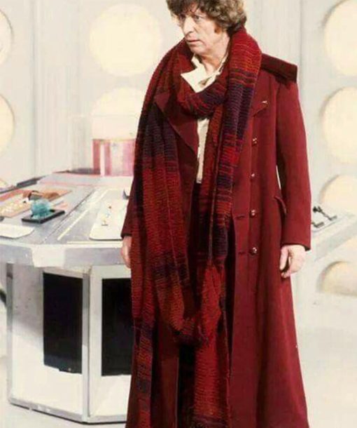 Fourth Doctor Red Wool Coat