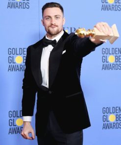 Aaron Taylor-Johnson Velvet Blazer