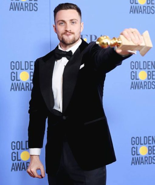 Aaron Taylor-Johnson Velvet Blazer