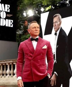 Daniel Craig Velvet Blazer