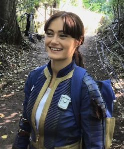 Ella Purnell Fallout Blue Jacket