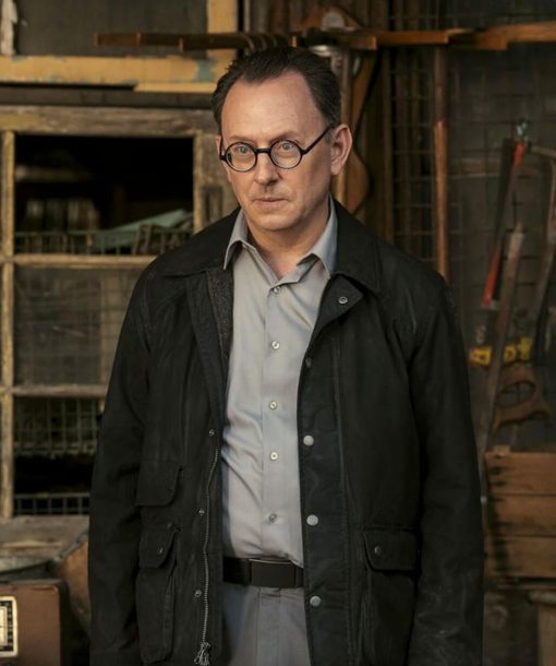 Michael Emerson Black Leather Jacket