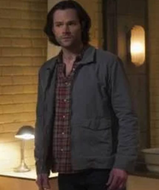 Supernatural Sam Winchester Grey Jacket