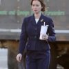 Emily Blunt Blue Coat