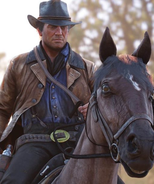 Arthur Morgan Brown Leather Jacket