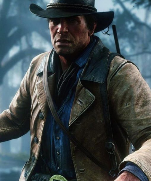 Arthur Morgan Brown Leather Jacket