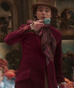 Timothée Chalamet Velvet Coat