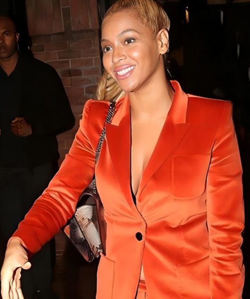 Beyoncé Orange Suit