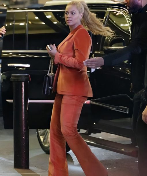 Beyoncé Orange Suit