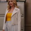 Brianne Howey White Jacket