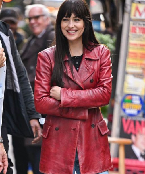 Madame Web Leather Coat