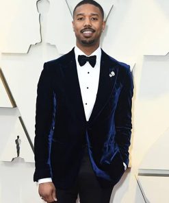 Michael B. Jordan Velvet Blazer