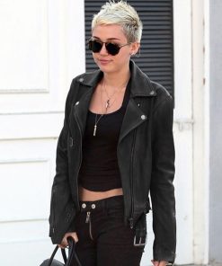 Miley Cyrus Leather Jacket