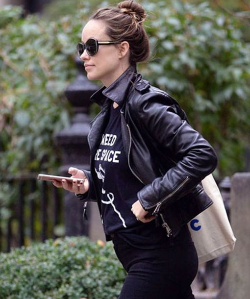 Olivia Wilde Leather Jacket