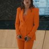 Ashley Barrett Orange Suit