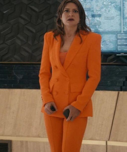 Ashley Barrett Orange Suit