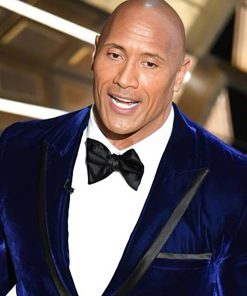 Dwayne Johnson Velvet Blazer