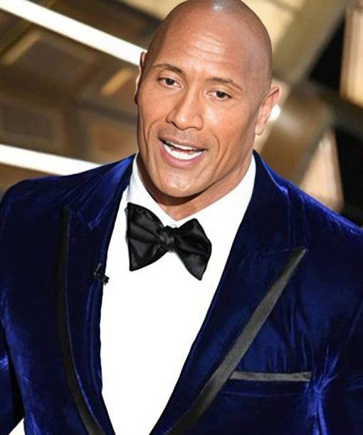 Dwayne Johnson Velvet Blazer