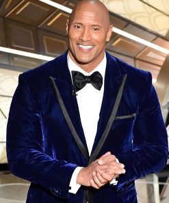 Dwayne Johnson Velvet Blazer