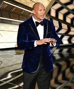 Dwayne Johnson Velvet Blazer