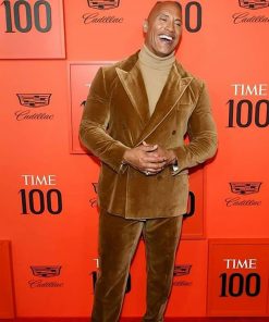 Dwayne Johnson Brown Suit