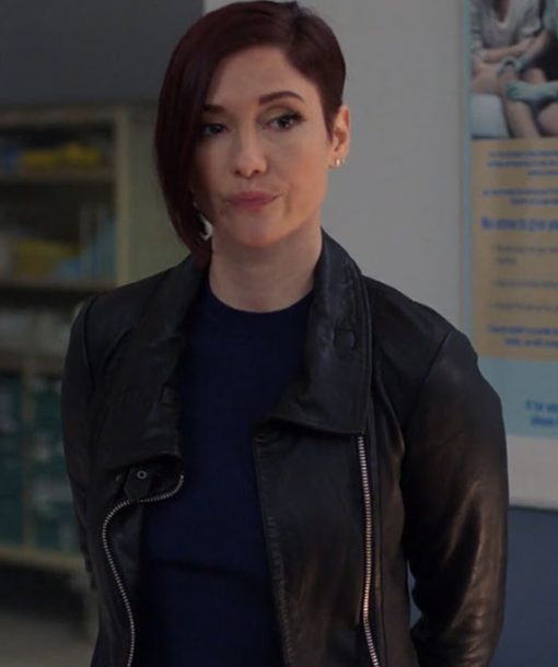 Chyler Leigh Leather Jacket