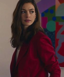 Anne Hathaway Red Blazer