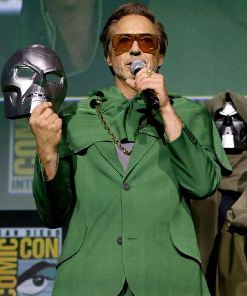 Robert Downey Jr Green Suit