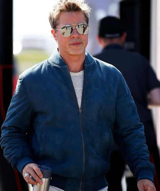 Brad Pitt Blue Jacket