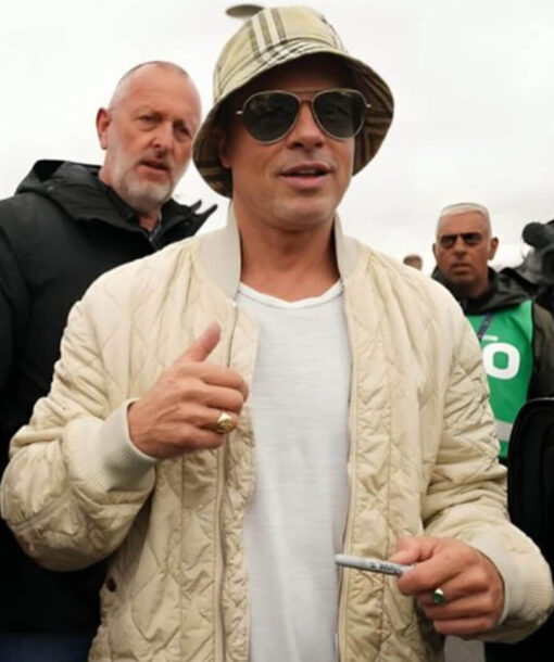 Brad Pitt Bomber Jacket