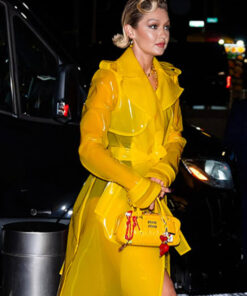 Gigi Hadid PVC Coat