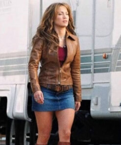 Jennifer Lopez Brown Jacket