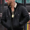 Lorenzo Tejada Black Hooded Jacket