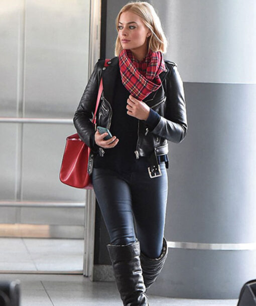 Margot Robbie Biker Jacket