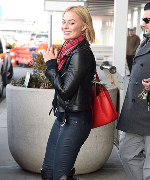 Margot Robbie Biker Jacket