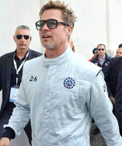 Brad Pitt White Jacket