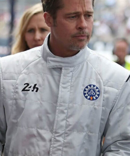 Brad Pitt White Jacket