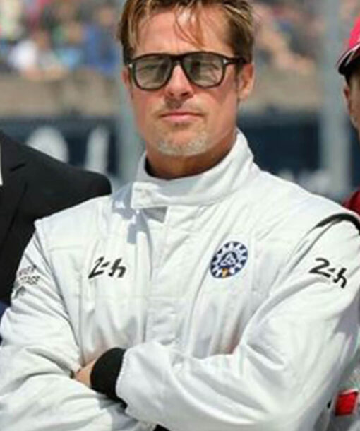 Brad Pitt White Jacket