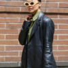 Tessa Thompson Leather Blazer