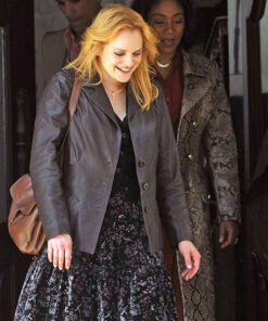 Elisabeth Moss Leather Jacket