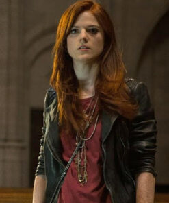 Rose Leslie Black Jacket