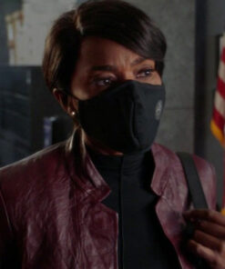 Angela Bassett Maroon Jacket