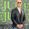 Michael Keaton Leather Blazer