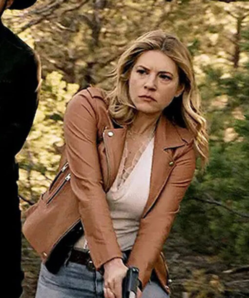 Katheryn Winnick Leather Jacket