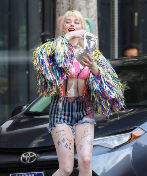 Harley Quinn Fringed Jacket